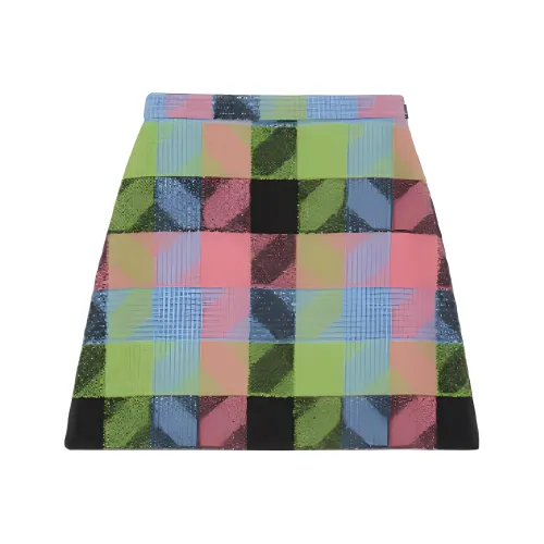 GUCCI FW23 Casual Short Skirts Women's Emerald Green
