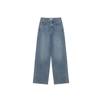 Mo Han Yi Mei Jeans Women's Vintage Blue