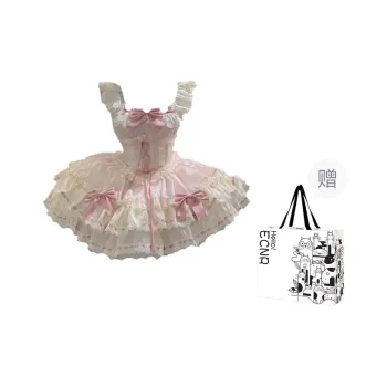 ECNR Slip Dresses Women's Light Pink Shopping Bag