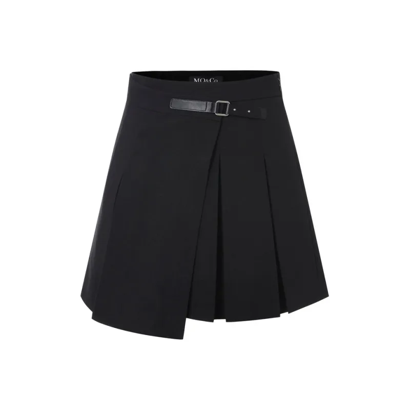 MO&CO Casual Short Skirts Women's Black-0
