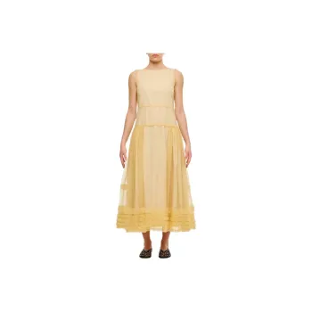 Molly Goddard Sleeveless Dress Women's Yellow