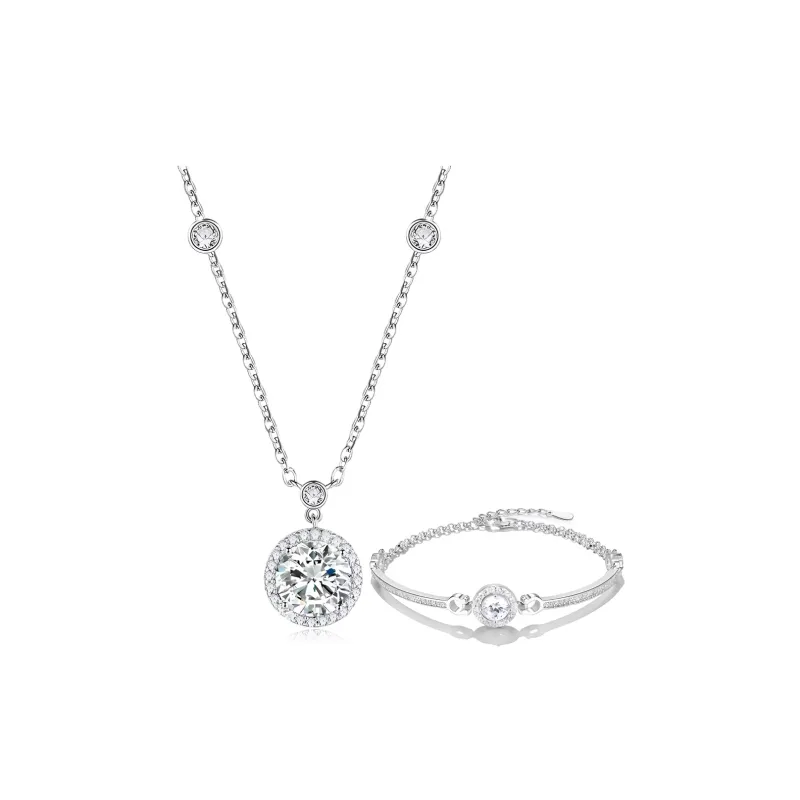 MOREL Zircon Necklaces Women's Anniversary Love Confession Box-4