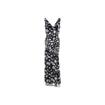 BESIONIA SS24 Sleeveless Dress Women's Black White