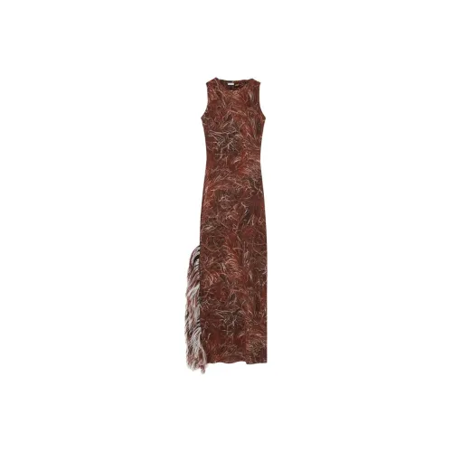 LOEWE SS25 Sleeveless Dress Women's Brown