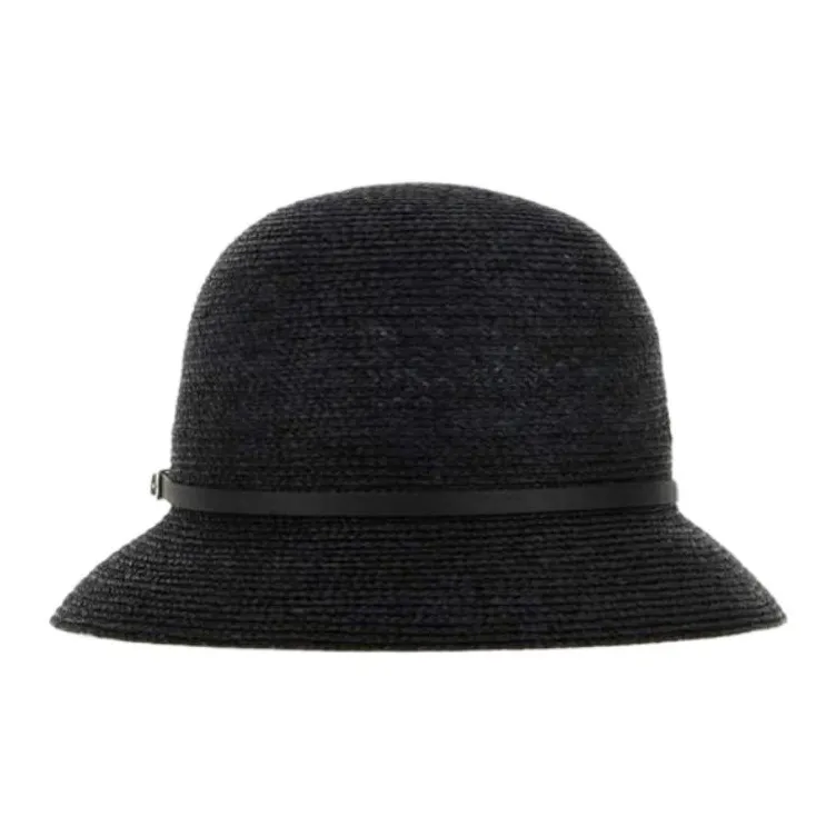 HELEN KAMINSKI Raffia Bucket Hats Unisex Black-0