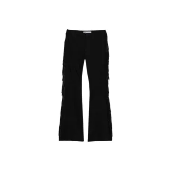 ZARA Leather Pants Women's Black
