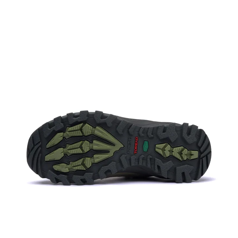 TOREAD Slip Resistant, Abrasion Resistant, Waterproof Low Top Hiking Shoes Women's Light Sand Green-4