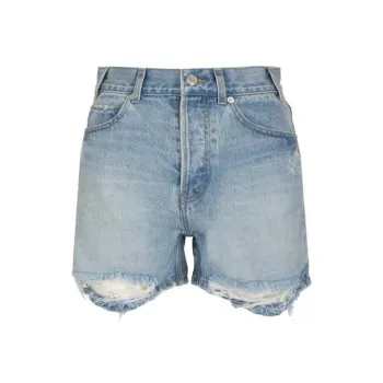 WE11DONE Denim Shorts Women's Blue