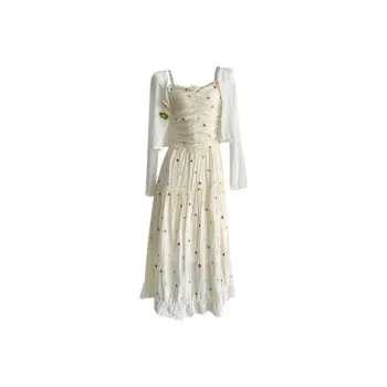 PUREIDOL Slip Dress Women's White