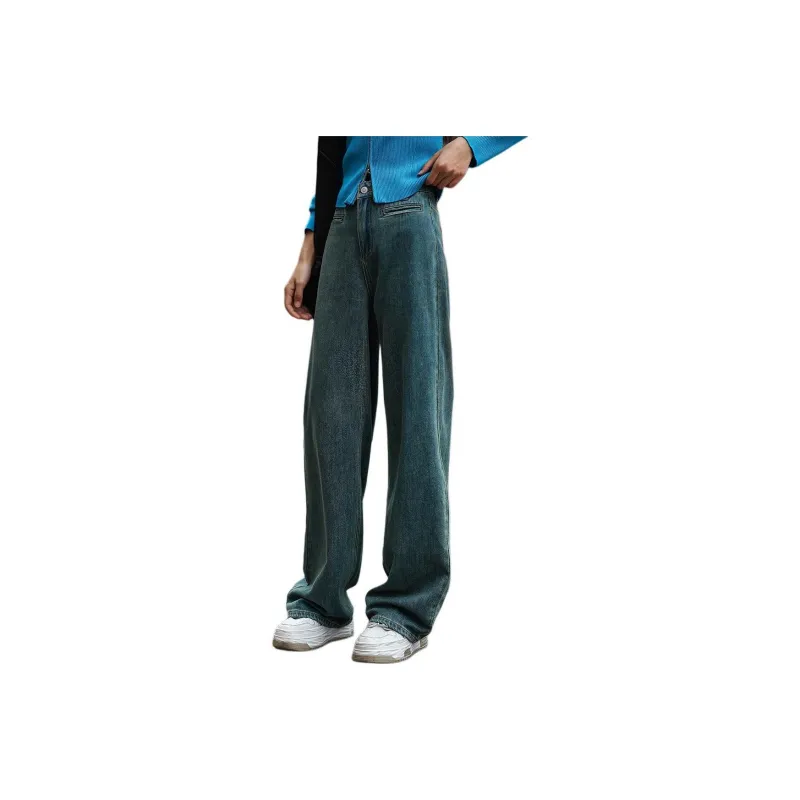 Demana Jeans Women's Vintage Denim Blue-0