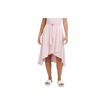 Lululemon Midi Length Satin Casual Long Skirt Women's