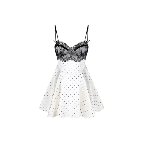 SECFLY OFFICIAL Slip Dress Women's White