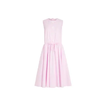 Patou Button up Poplin Midi Dress