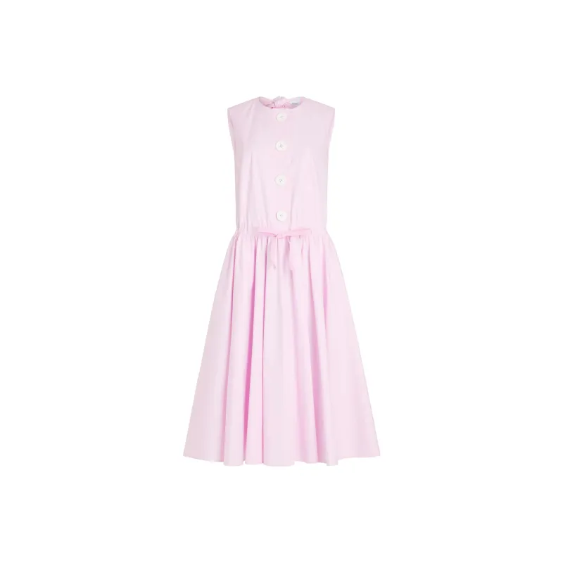 Patou Button up Poplin Midi Dress-0