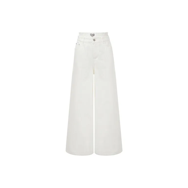 D'zzit Jeans Women's White-0