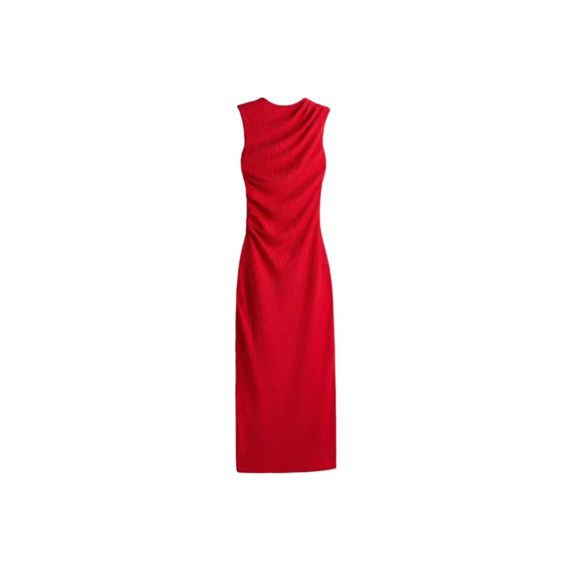 H&M Sleeveless Dress Women's Red-0