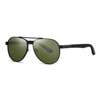 YAWEIKA Metal Aviator Sunglasses Men's