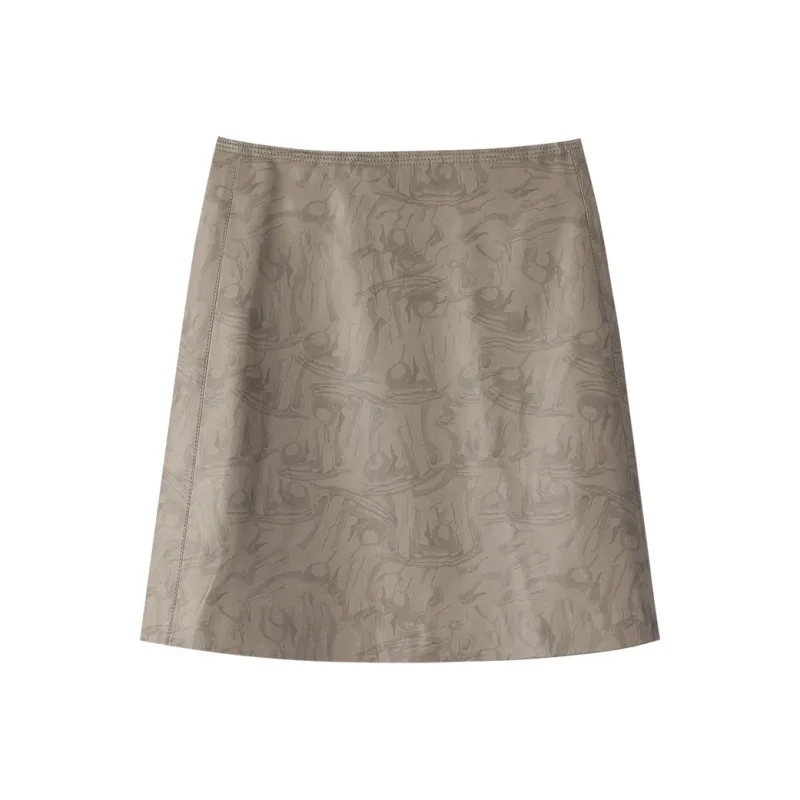 THE SEA LIFE Cropped Skirt Tea Brown-0