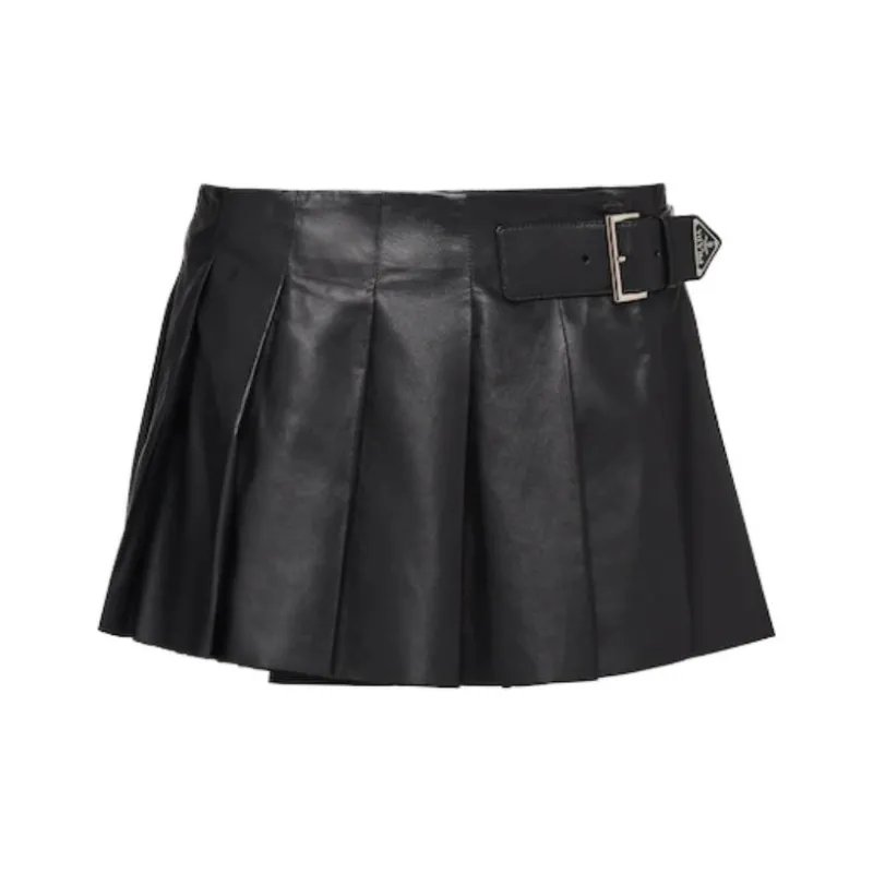PRADA Casual Short Skirts Women's Black-0