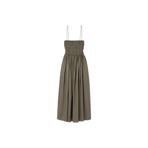 Matteau SS24 Slip Dresses Women's Dark Khaki