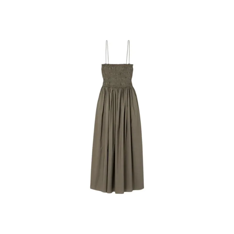 Matteau SS24 Slip Dresses Women's Dark Khaki-0
