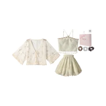 SNBL Casual Suits Women's External Shirt+Camisole+Pants