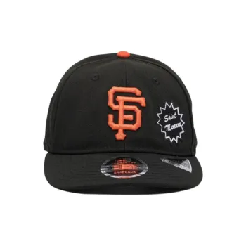 SAINT Mxxxxx Cotton Baseball Caps Men's Black