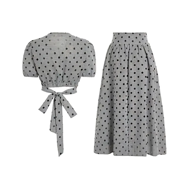 DOSOHEB Two Piece Skirt Sets Women's-1