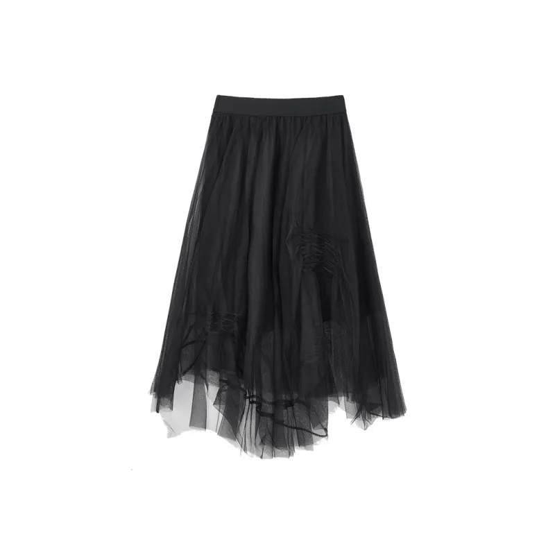 Yu Qianwen Casual Long Skirts Women's-0