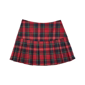 MLMR Casual Short Skirts Women's Red