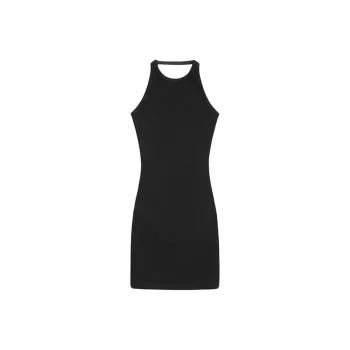 QYPRF Sleeveless Dress Women's Black