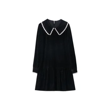 Fele.d Long Sleeved Dress Women's Black