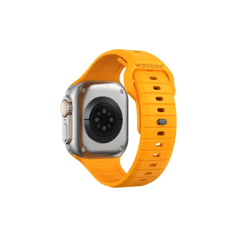 Watchbond Watch Band Apple Compatibility Fluoroelastomer Material-17