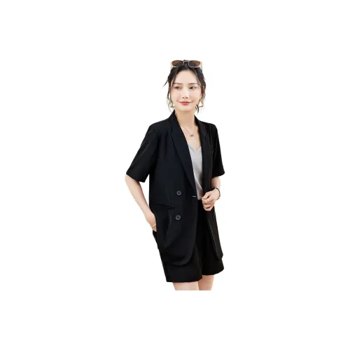 TERRE BLEUE Casual Suit Women's Black
