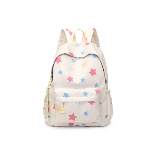 MINIPUDING Oxford Backpack Women's White/Black