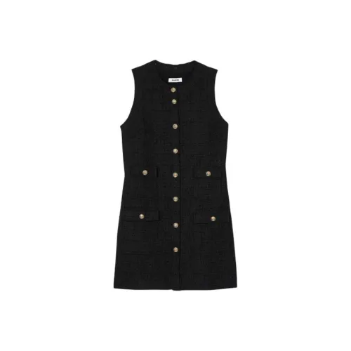 Sandro Embossed buttons Dress