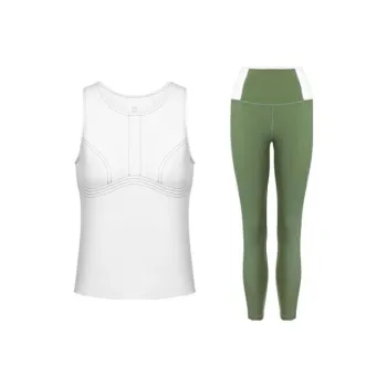 Sumday Athletics Casual Suits Women's White+Avocado Green