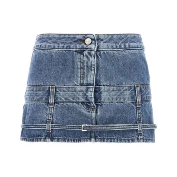 Jacquemus La Mini De Nimes Criollo Denim Miniskirt