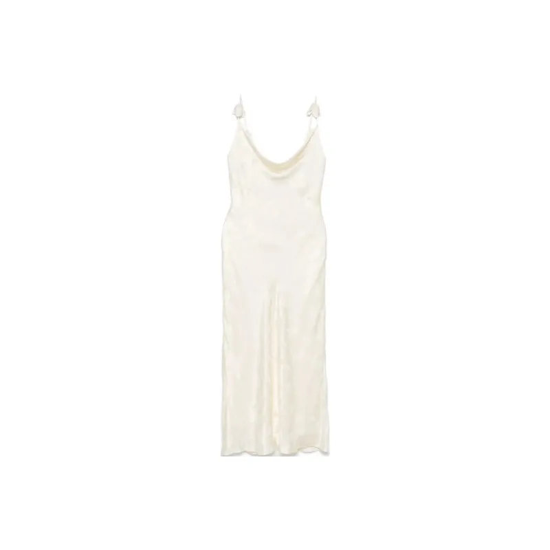 Rotate Satin Midi Dress-0