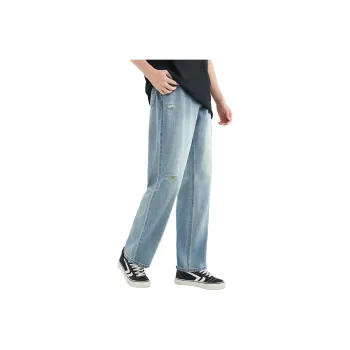 Three blessings Jeans Men Blue