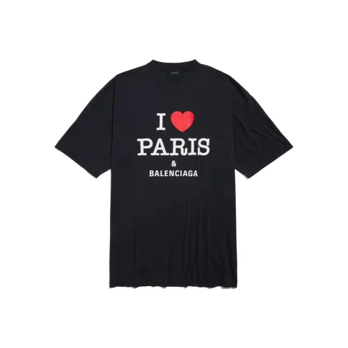 Balenciaga FW24 Short-Sleeved Dresses Regular Fit Women's Black