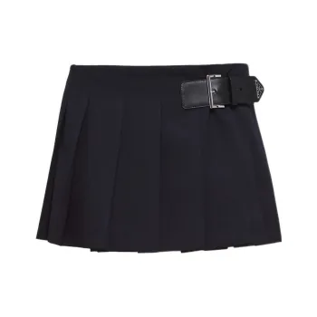 PRADA FW22 Half-Length Skirt Women's Black