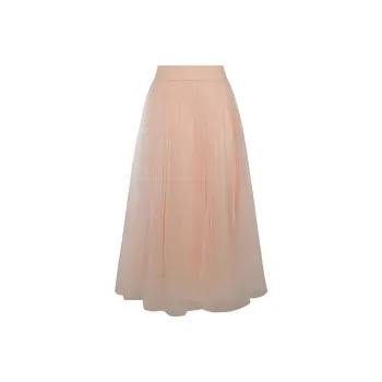 Fabiana Filippi High Waist Tulle Midi Skirt