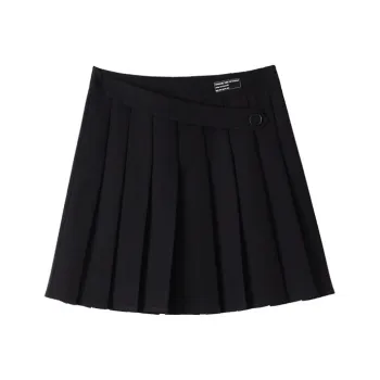 HIPPIEMISS Casual Short Skirts Women's Black