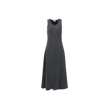 URBAN REVIVO Sleeveless Dress Women's Dark Gray