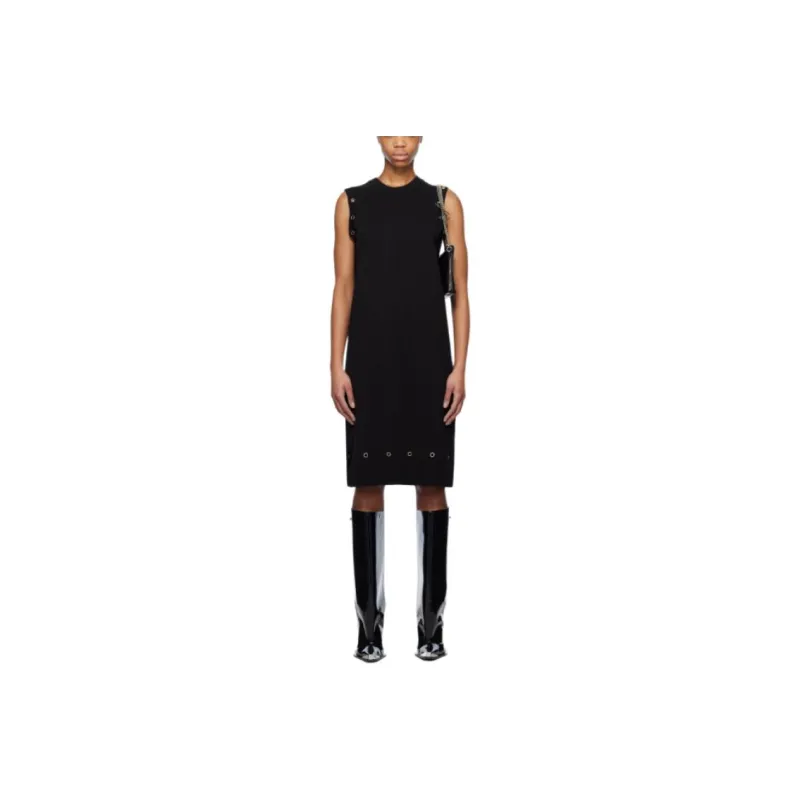 WE11DONE Sleeveless Dress Women's Black-0