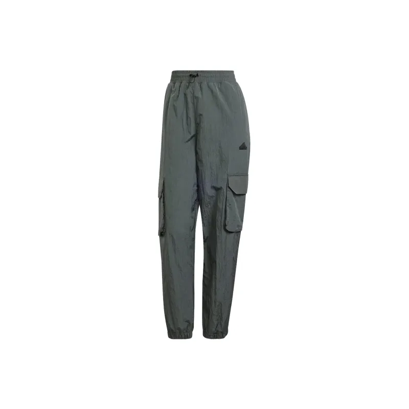 Adidas CITY ESCAPE City Escape Cargo Tracksuit Bottoms Sports Pants Women's Green Gray-0