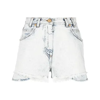 BALMAIN Layered Denim Shorts