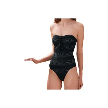 HERMES One piece Swimsuit Women's Black