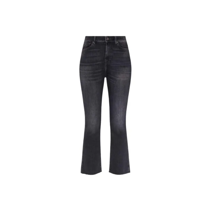 SEVEN FOR ALL MANKIND Cropped Flared Jeans-0